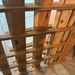 組立式木製ベッドの画像