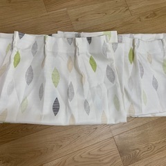 カーテン＆レース 4枚セット(Nトワル 100X178X4) の画像