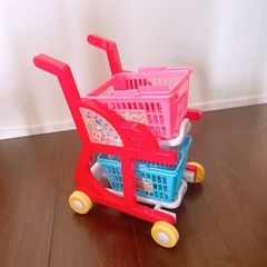 お買い物カート　おうちごっこ　おままごと　子ども用の画像