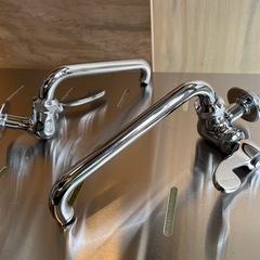【美品】マルゼン 業務用 ステンレス 2槽シンク 型番: BS2-104の画像