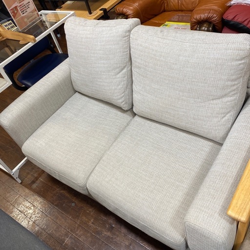 10/18値下げしました⭐️美品⭐️2Pソファ ファブリック 2人掛け コンパクト No.2501