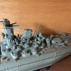 戦艦大和　プラスチック模型の画像