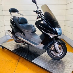 28206km ★始動動画あり★ マジェスティ125　SE27 ヤマハ 小型の画像