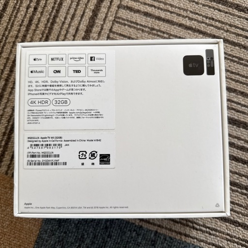 携帯電話/スマホ Apple TV 4K
