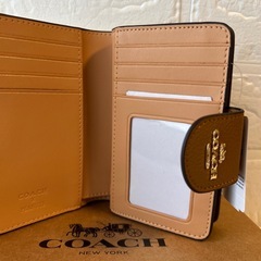 COACH 　二つ折り財布　新品　2点セットの画像