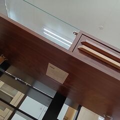 ★リユースのサカイ水戸店★  ローテーブル ﾌﾞﾗｳﾝ H41×D40.5×W80 クリーニング済み MT5445の画像