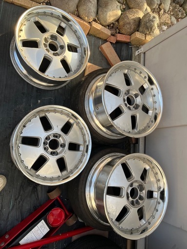 WORK ユーロライン 18インチ 8.5J ホイールのみ 4本セット