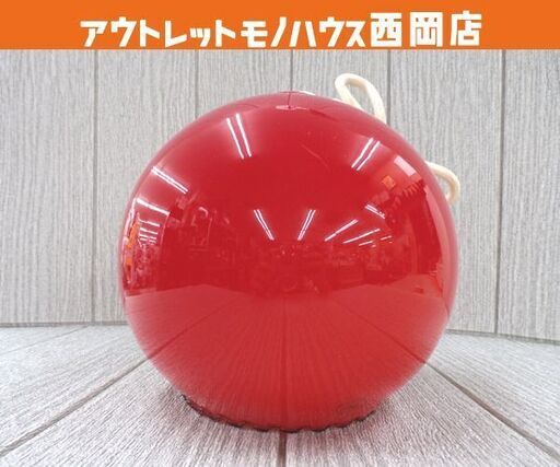 ① レトロポップ ガラスのランプシェード チェリーレッド フリル 昭和レトロ 電傘 赤色 ガラスシェード フリルシェード 西岡店