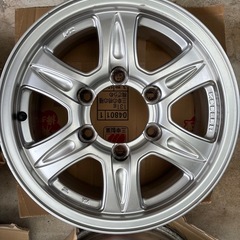 Weds KEELER 15x6.0J +33 PCD 6Hx139.7 200系ハイエースで使用可の画像