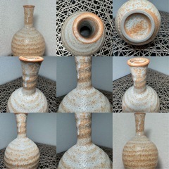 【時代物　花器】華道具 茶道具 花生 インテリア アンティーク 古道具 骨董 古玩 古董 花瓶 同梱相談可 煎茶道具 茶器 煎茶器 和美術 懐石道具 良品の画像