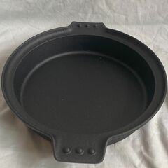 南部鉄器　盛栄堂　両手鍋　IH対応の画像