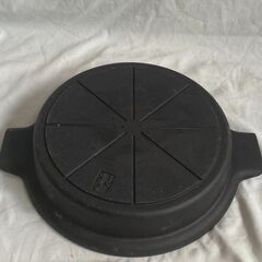 南部鉄器　盛栄堂　両手鍋　IH対応の画像