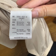 スプリングコートレディースFREE SIZEの画像