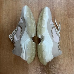 【美品】Lucidaアルゴ 24.5cm グリッターボリュームスニーカーの画像