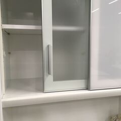 ★リユースのサカイ横浜南店★YM1433 ユーアイ レンジボード ホワイト W89×D50×H195 クリーニング済みの画像