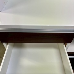 創愛ファニチュア ティーノ100 食器棚 レンジボードW99 H178 D48の画像