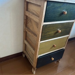 収納棚 4段チェストの画像