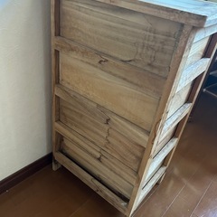 収納棚 4段チェストの画像