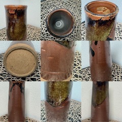 【好正 在銘 花器】窯印あり 花入 花瓶 華道具 茶道具 古美術 骨董 アンティーク 古道具 煎茶道具 懐石道具 和美術 和骨董 良品の画像