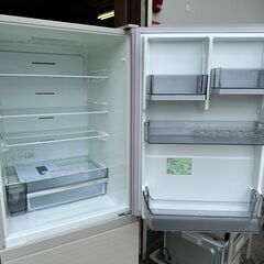 【動作保証あり】TOSHIBA 東芝 2021年 GR-T36SV(ZC) 356L 3ドア 冷凍冷蔵庫 自動製氷 ガラスドア【管理KRR780】の画像