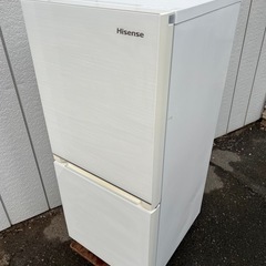 ■ハイセンス 2ドア冷凍冷蔵庫 134L 2019年製■Hisense HR-G13B 単身向け冷蔵庫 1人用2ドア冷蔵庫 白 ホワイト系の画像