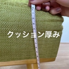 処分予定‼️シングルソファ　グリーンの画像