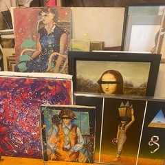 絵画ロット売り（20〜30枚）の画像