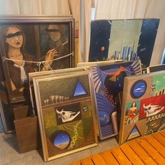 絵画ロット売り（20〜30枚）の画像