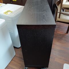 IKEA　カラックス　キャスター付 シェルフユニット　イケア　収納　KALLAX　サイズ（約）幅122×奥39.5×高94　　■近隣配送無料 買取GO‼　栄和店の画像