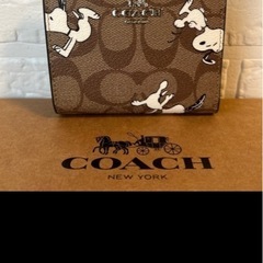 COACH 　二つ折り財布　新品　2点セットの画像
