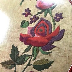 未使用　小物ケース　薔薇柄　アクセサリー　手芸用品お菓子収納小物入れ　おせちオードブル容器　の画像