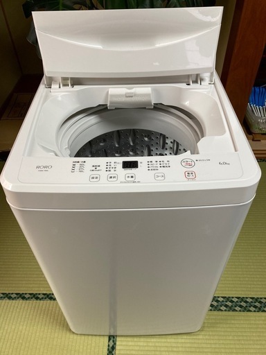 全自動電気洗濯機　6.0 kg