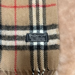 バーバリーズノバチェックウールマフラーストールショールスカーフブラウン茶ベージュBurberrysレディースメンズ女性用婦人男性用の画像