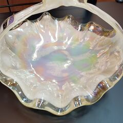 KURATA craft glass   クラタ クラフトグラス   オーロラガラスバスケット　サイズ（約）幅19×奥20.5×高94　　■近隣配送無料 買取GO‼　栄和店の画像