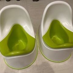 トイトレIKEA オマル 補助便座の画像