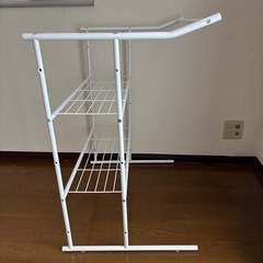 パイプ式押入れ収納棚、バンガーの画像