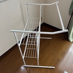 パイプ式押入れ収納棚、バンガーの画像