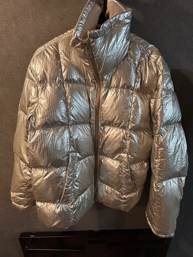 DIESEL メンズ ジャケット アウター ダウン　シルバー
