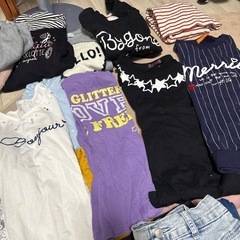 まとめ売り　冬服女の子120 130 小学生　女子 普段着　汚れありの画像