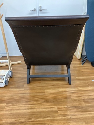 【取りに来られる方限定！】パーソナルチェア オットマン付き