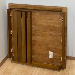 ニトリ　木製ダイニングテーブルの画像