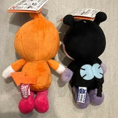 ドキンちゃん バイキンマンのぬいぐるみの画像