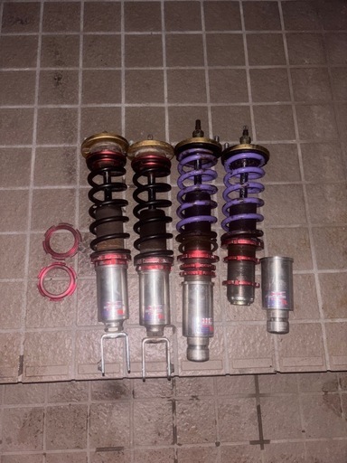 ek シビック　JIC MAGIC 車高調　 フルタップ　全長調整式　固着なし　ek2 ek3 ek4 ek9