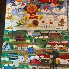 パズル　あんぱんマン　トーマス　新幹線の画像