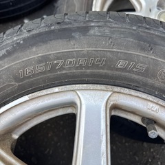 アルミホイル　165/70/R14　の画像
