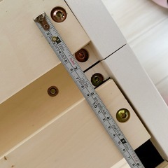 【組立済み】ダブルベッド　すのこフレーム　高さ3段階調節の画像