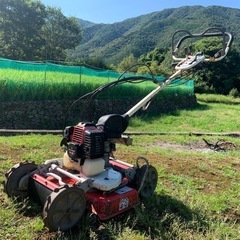 ⭐️実働　オーレック　スパイダーモア　4w  刈り刃ほぼ新品⭐️の画像
