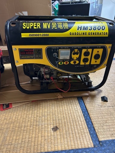 SUPER MV 発電機 HM3800 SUPER MV HM3800 ガソリン発電機