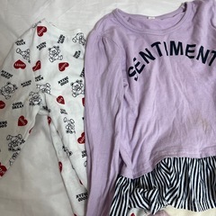女の子秋冬服10点まとめ売り130cmの画像
