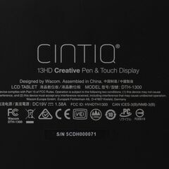 Wacom/Cintiq 13HD/DTK-1300/13.3型/液晶ペンタブレット ⑤の画像